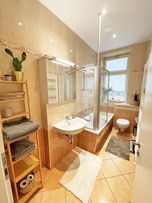 Casarina - Charmante Wohnung Direkt Am Zoo Mit Sauna Λειψία Εξωτερικό φωτογραφία